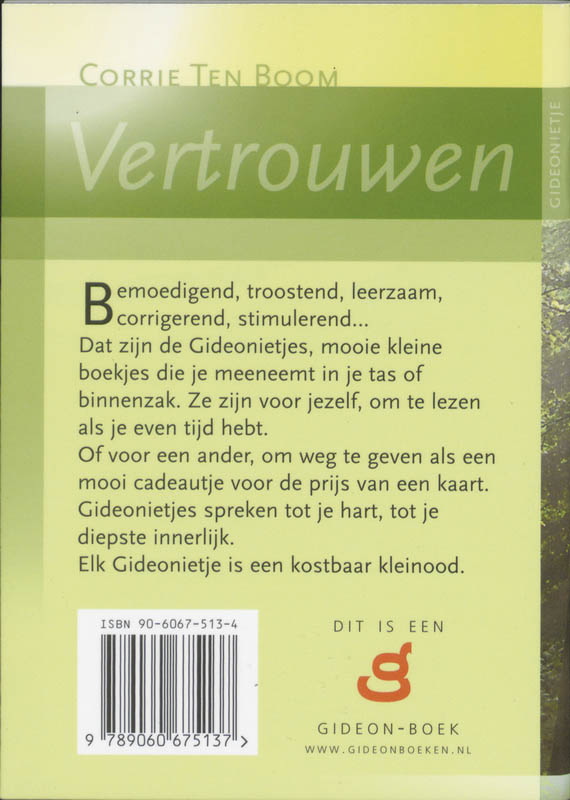 Gideonietje vertrouwen - Afbeelding 2